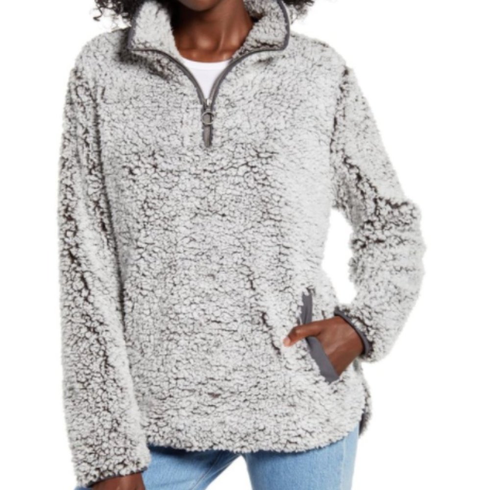 Thread & Supply Wubby Teddy Pullover IN TAN